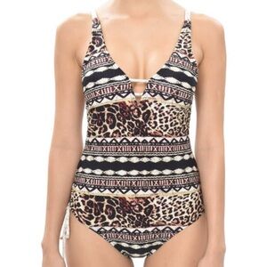 Seabodies Leopard Print Swimsuit